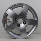 EL1000027 15 inch originele lichtmetalen Peugeot 208 velg 6.00X15 4X108 ET23.0 NB65.10 Zilver