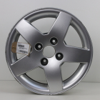 EL1000028 15 inch originele lichtmetalen Peugeot 208 velg 6.00X15 4X108 ET23.0 NB65.10 Zilver