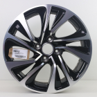 EL1000132 17 inch originele lichtmetalen Citroen DS4 velg 7.50X17 4X108 ET29.0 NB65.10 Zwart gepolijst