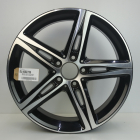 EL1002736 Originele 18 inch lichtmetalen Mercedes-Benz B-klasse velg 7.50X18 5X112 ET49.0 NB66.60 Zwart gepolijst