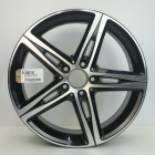 EL1002737 Originele 18 inch lichtmetalen Mercedes-Benz B-klasse velg 7.50X18 5X112 ET49.0 NB66.60 Zwart gepolijst