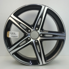 EL1002738 Originele 18 inch lichtmetalen Mercedes-Benz B-klasse velg 7.50X18 5X112 ET49.0 NB66.60 Zwart gepolijst