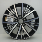 EL1002743 Originele 15 inch lichtmetalen Volkswagen Polo velg (Jante) 6.00X15 5X100 ET40.0 NB57.10 Zwart gepolijst